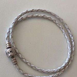 Pandora leather wrap bracelet